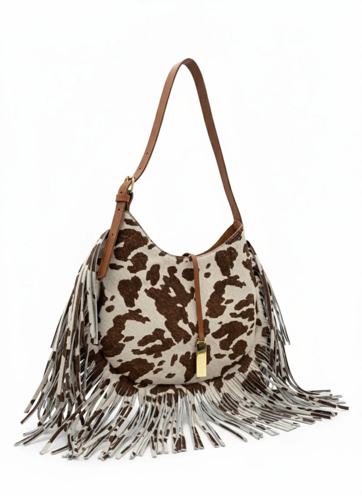 Nashville - Borsa in cavallino con frange