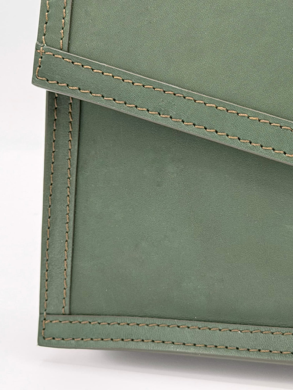 ICON - Pochette in Pelle Verde