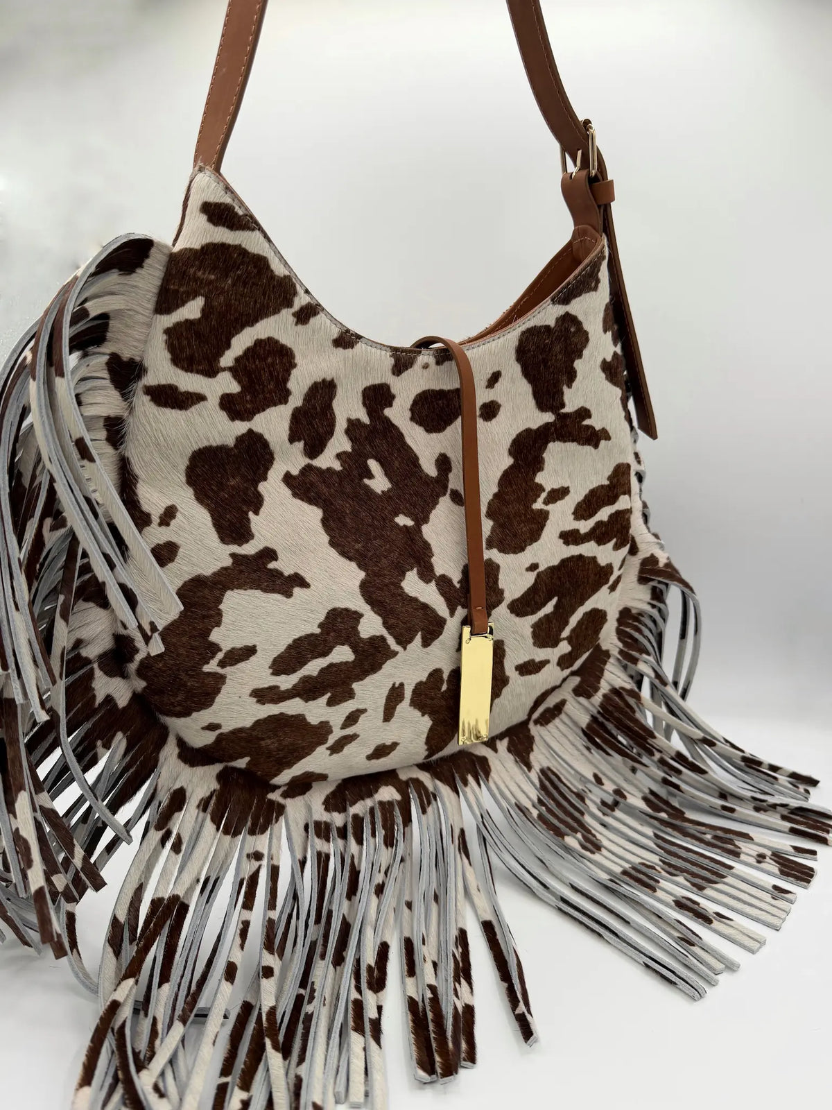 Nashville - Borsa in cavallino con frange