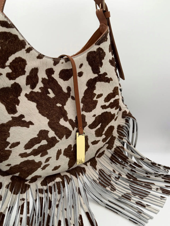 Nashville - Borsa in cavallino con frange