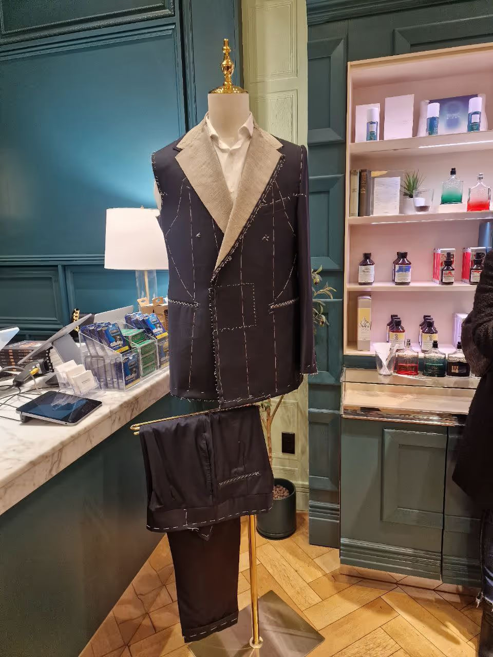 Giacca su misura in prova — Vinciguerra Sartoria Italiana, fit impeccabile