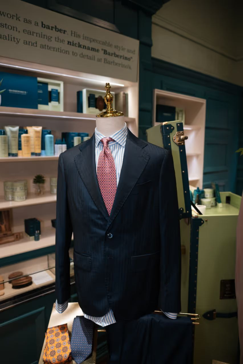 Abito sartoriale grigio uomo — Vinciguerra, eleganza e precisione italiana